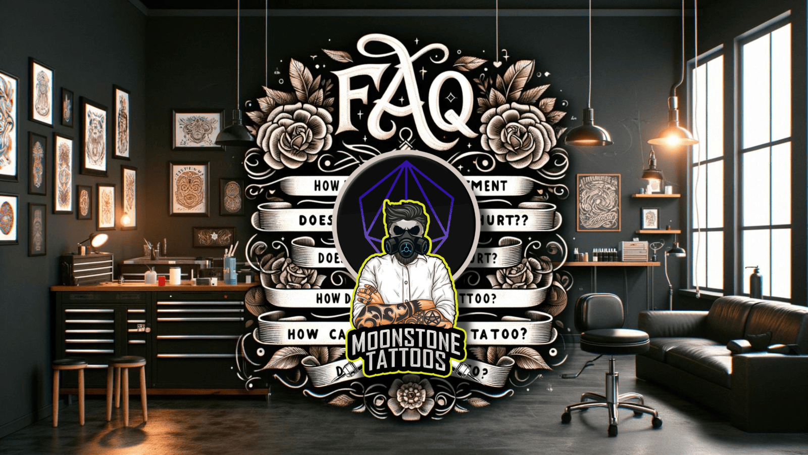 Frequently Asked Questions About Getting a Tattoo at Moonstone Tattoos